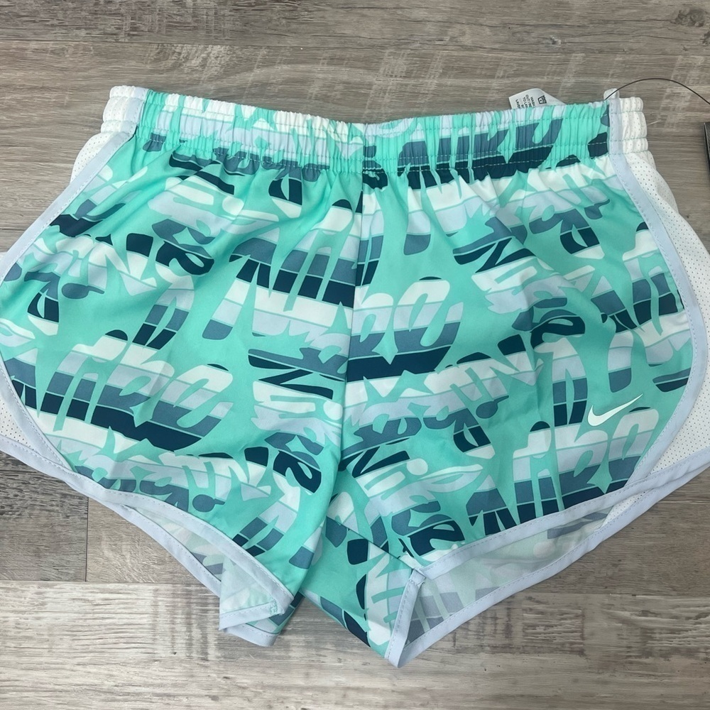 2/$40 NWT Nike Dry Fit Shorts. Aqua shorts white and blue Nike Size Small